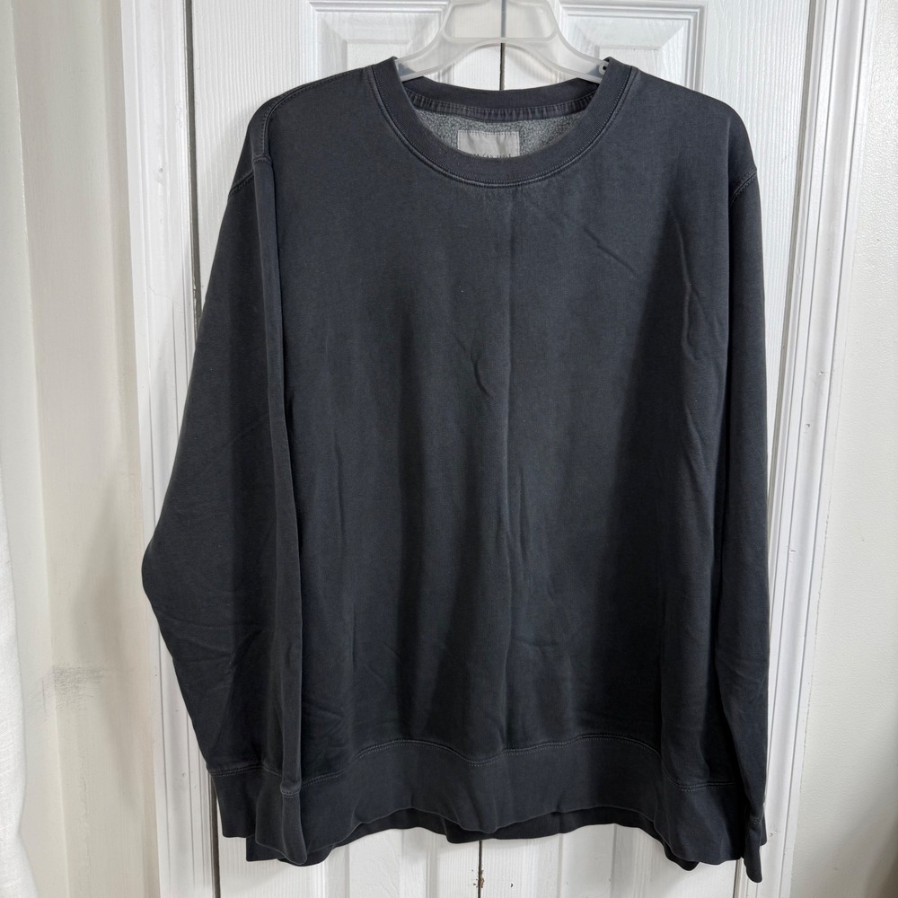 American Eagle Crewneck Sweatshirt XXXL Black Super Soft Minimalist Athleisure